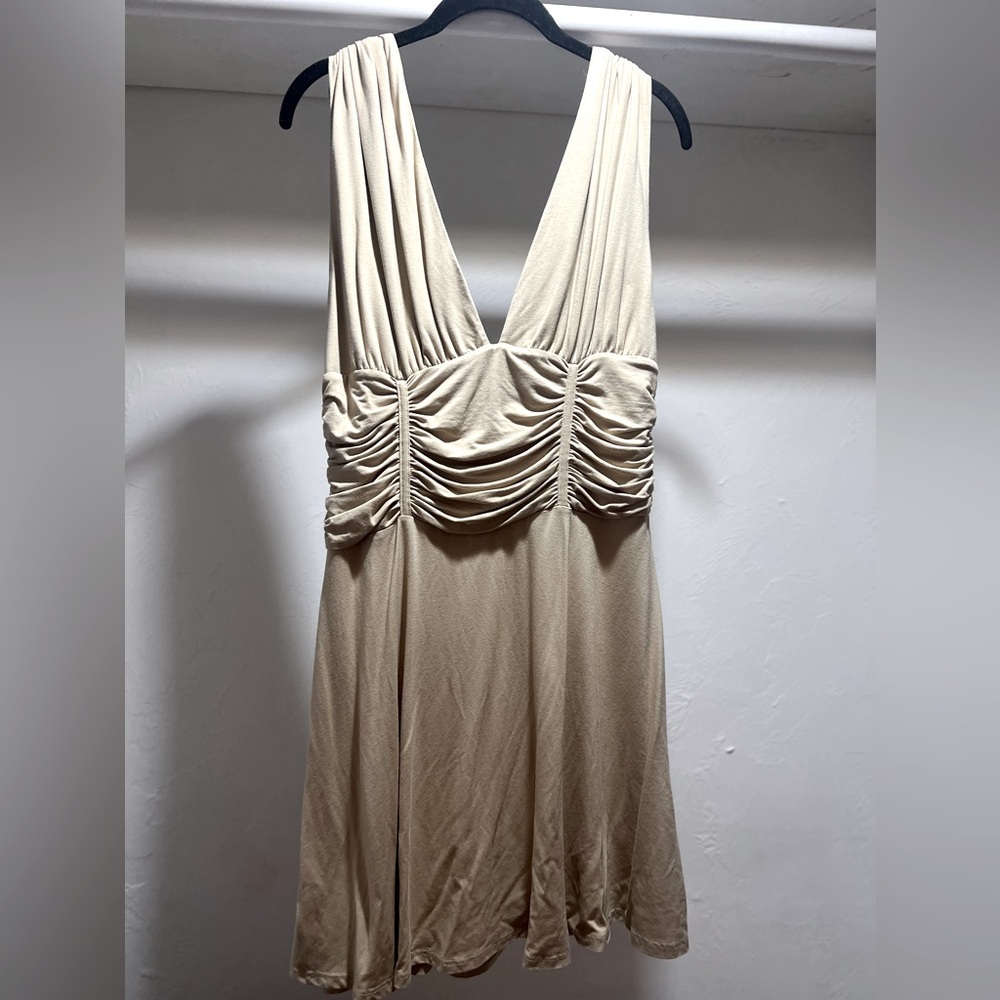 NWT Tan Free People Summer Dress